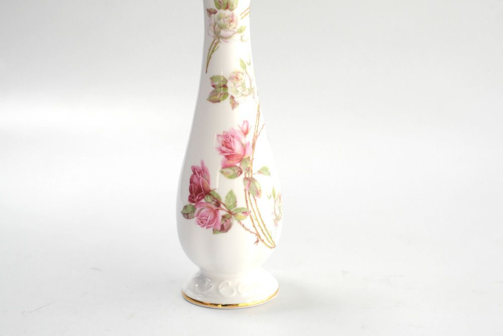 Aynsley(エインズレイ)一輪挿し ELIZABETH ROSE 陶器 フラワーベース04