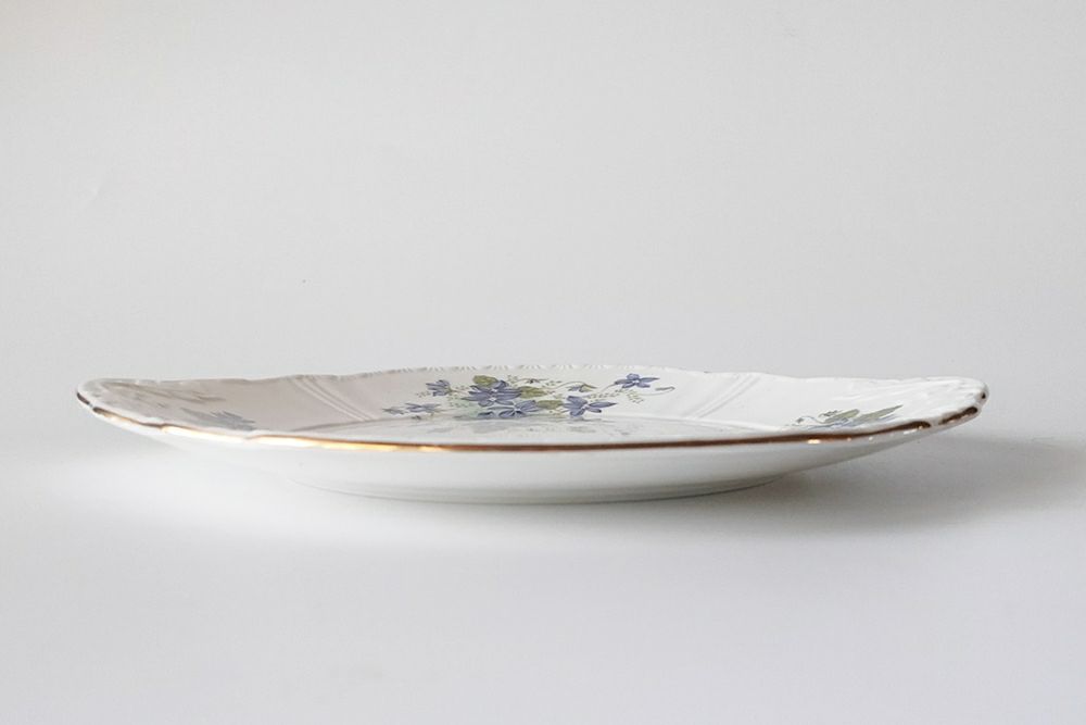 ヴィンテージB&Bプレート Royal Grafton Violets(ロイヤルグラフトン)