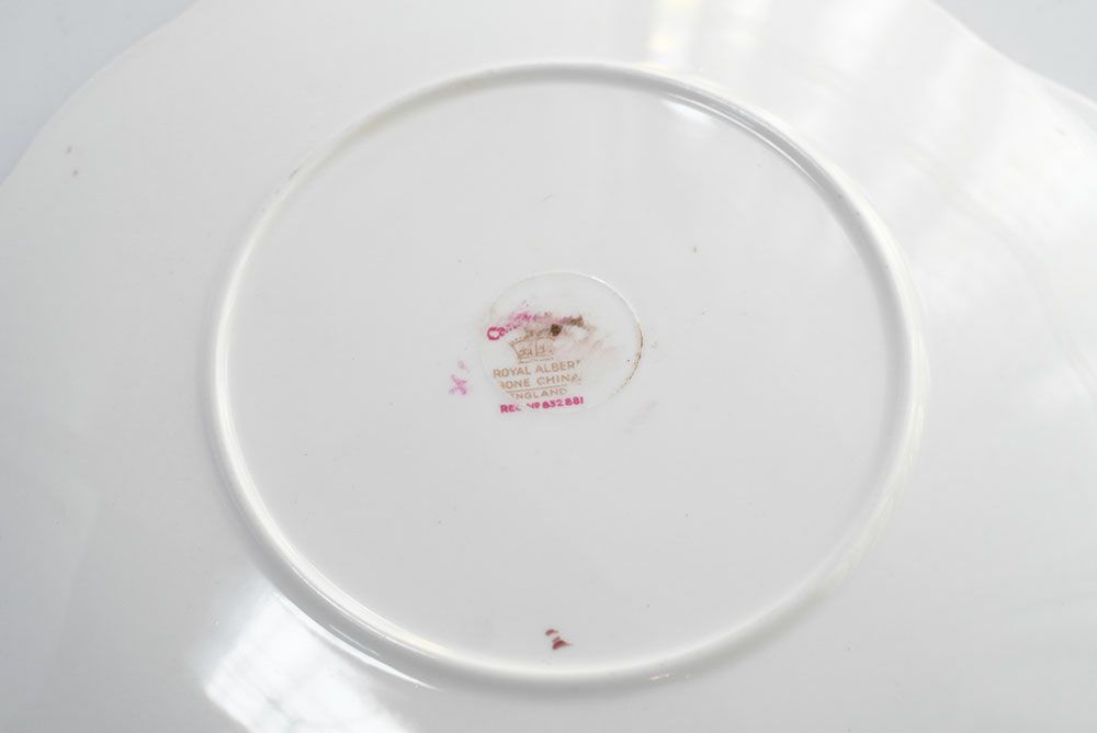 アンティーク Royal Albert B&Bプレート Canterbery