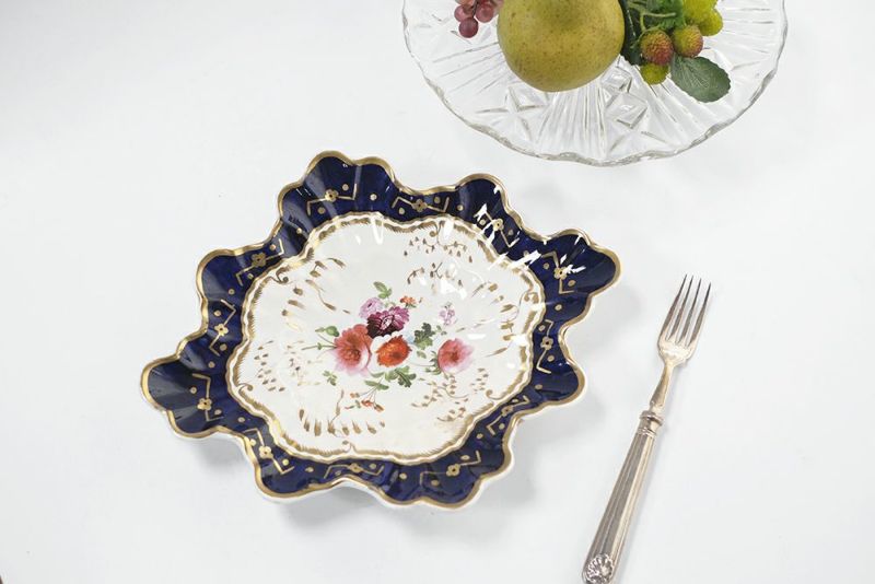 アンティーク COALPORT プレート1820' コールポート 手彩のうつわの