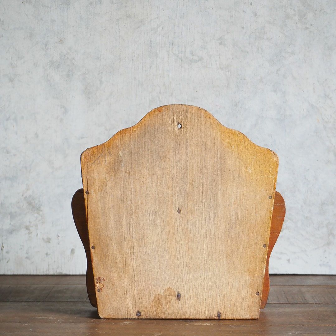 アンティークレターラック背面