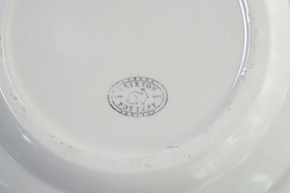 ヴィンテージ皿のバックスタンプイギリス陶器