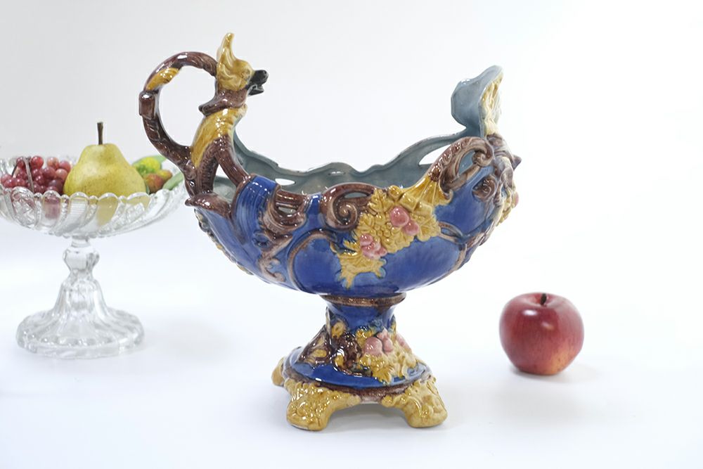 アンティーク バルボティーヌの花瓶 女神と鷲の美しい装飾の通販