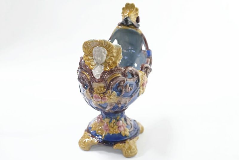 アンティーク バルボティーヌの花瓶 女神と鷲の美しい装飾の通販 