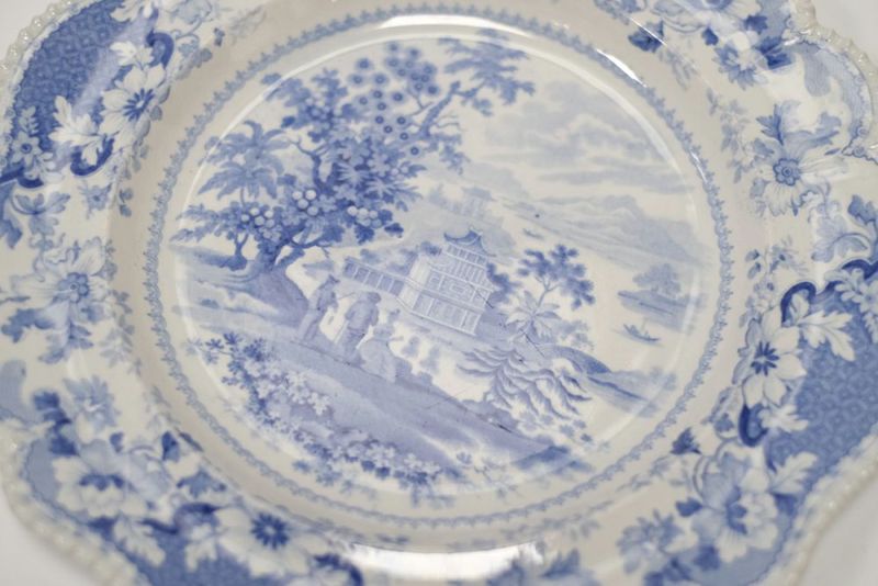 アンティーク皿イギリスの東洋デザイン