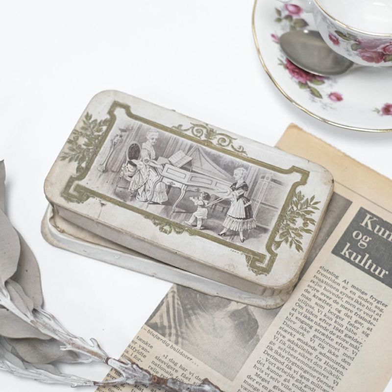 フランスアンティーク ドラジェ チョコレートボックス 1800年代 | nate