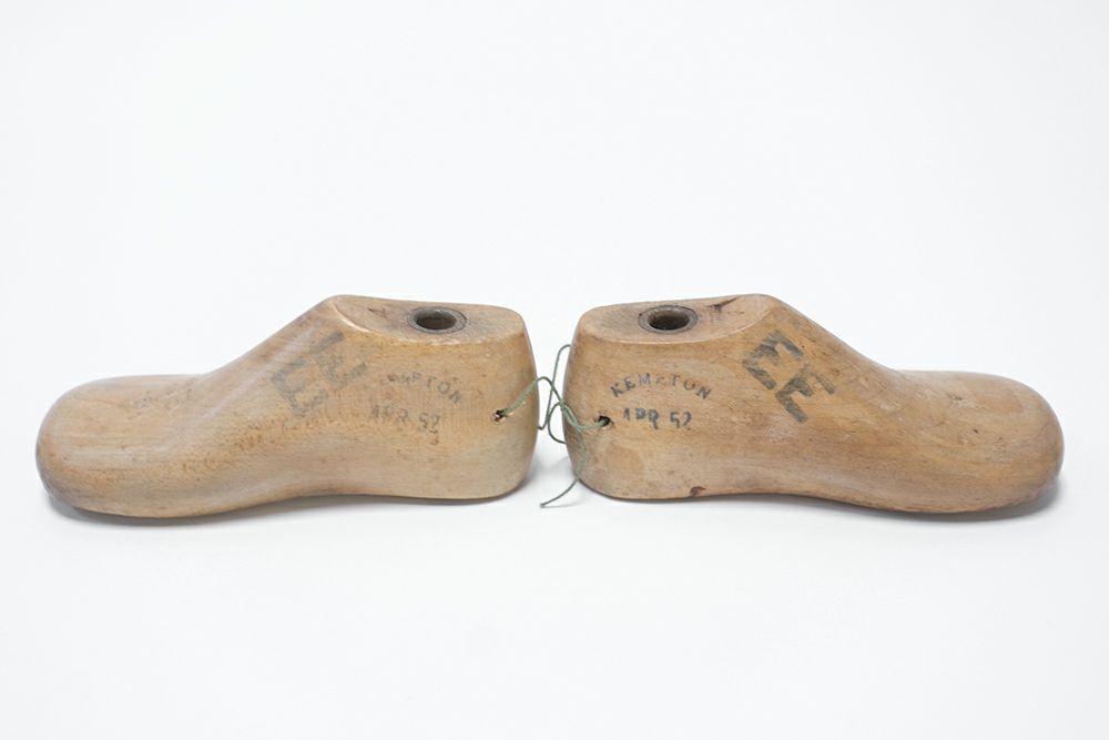 アンティーク ベビーシューモールド B アメリカ 子供用の靴の木型の 