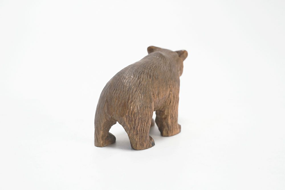 スイス製アンティーク木彫りの熊4