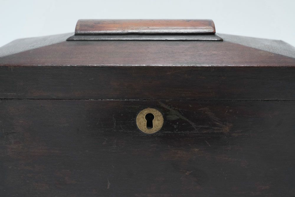 アンティーク小箱 木製イギリス鍵穴