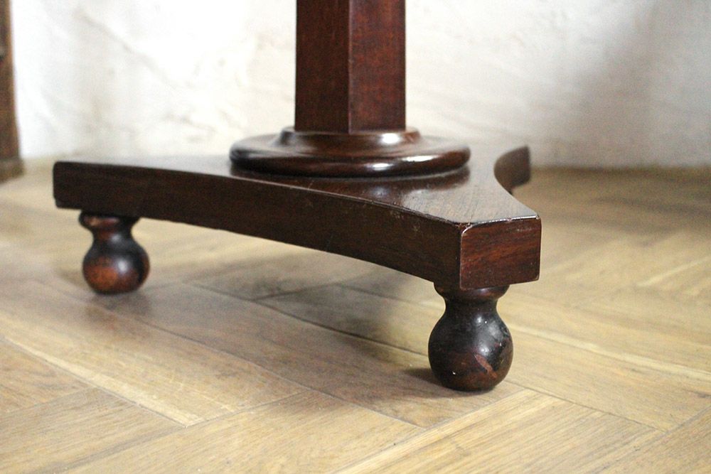 アンティーク ティルトトップテーブル イギリス こっくりとしたブラウンのサイドテーブル オケージョナルテーブル08