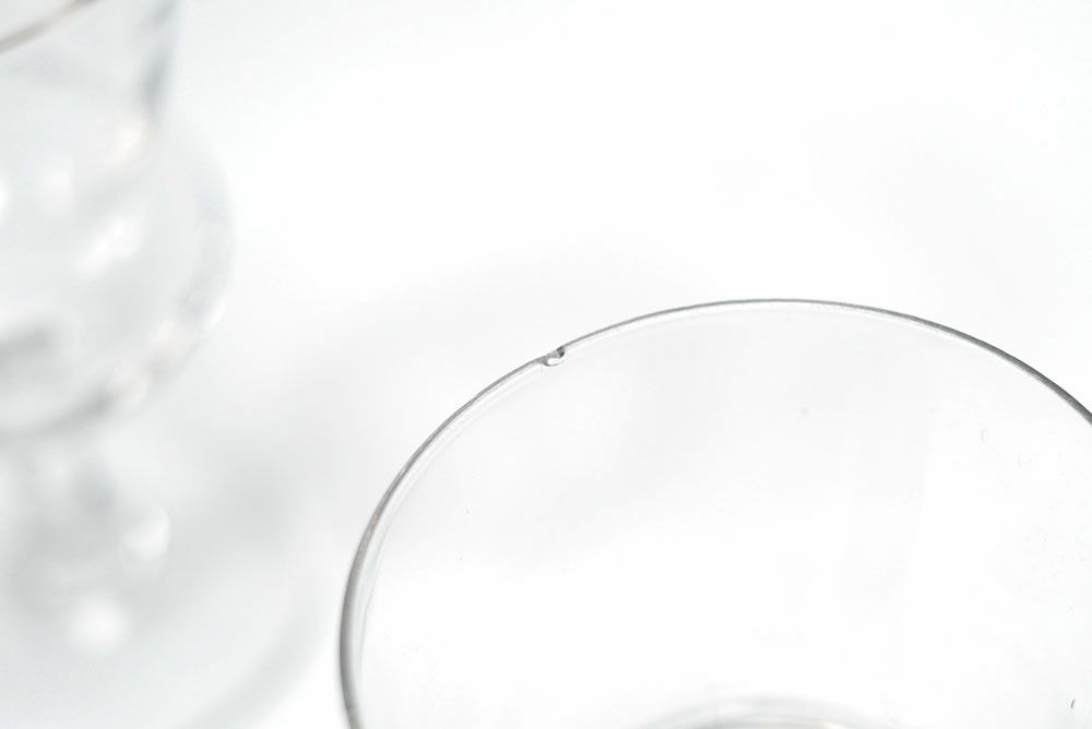 好評安い国内即発　フランスアンティーク　手ふき吹きガラス　希少グラス3客セット 1700年 - 1800年