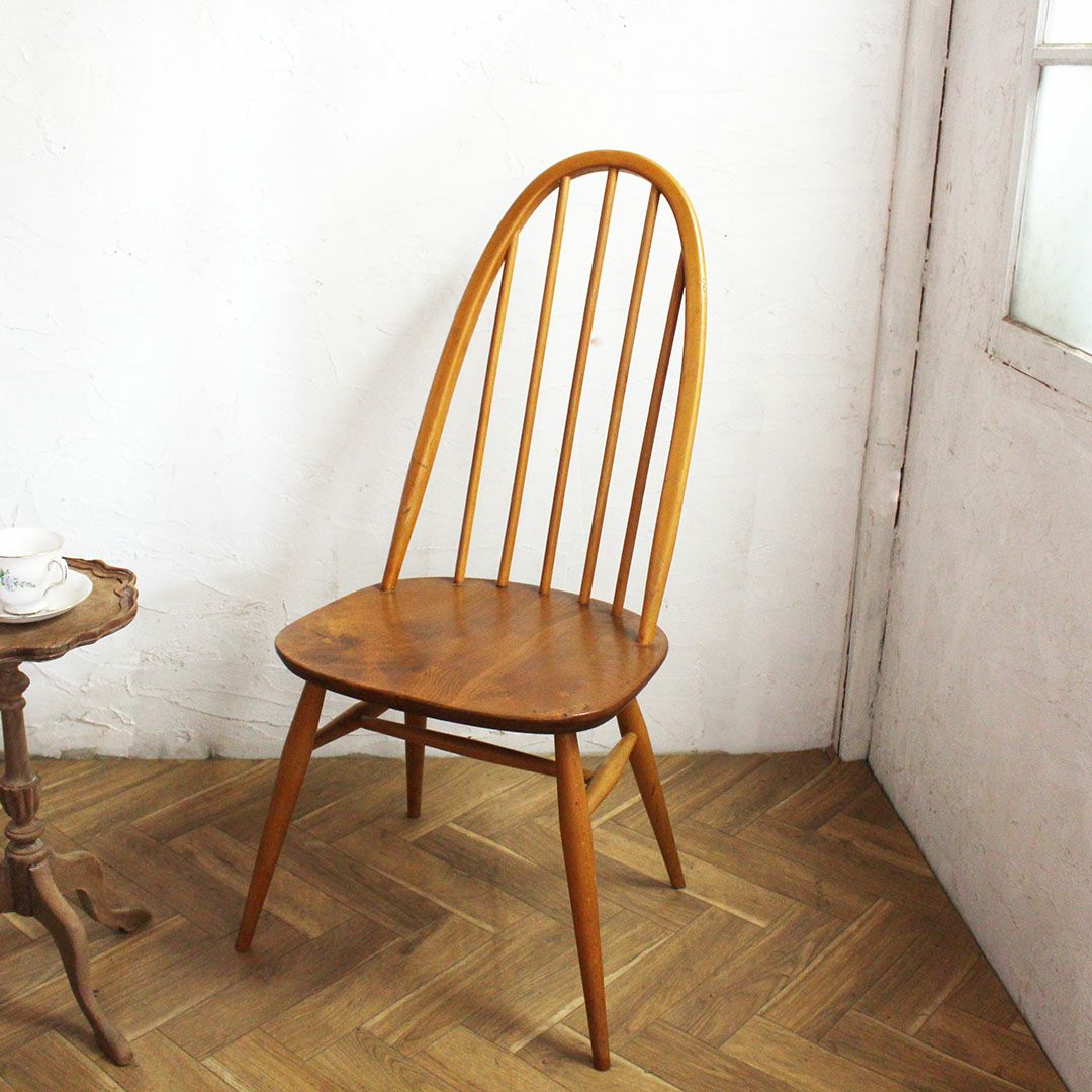 高品質人気SALEIZ55864C★ercol クエーカーチェア ヴィンテージ 英国 アーコール ウィンザーチェア ダイニングチェア 椅子 イギリス ビンテージ 木製 イス ダイニングチェア