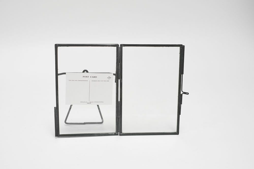 アイアンフレームとガラスの写真立て フォトフレームの通販インテリア