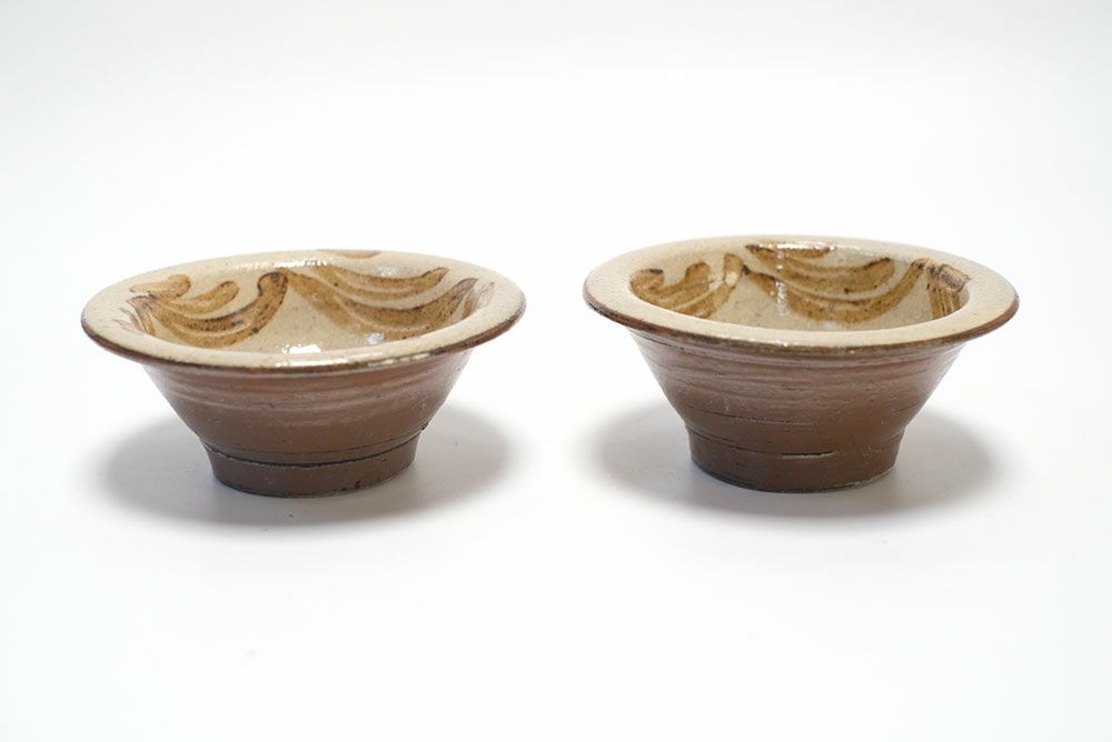 やちむん 沖縄 宮城正享 5寸ワンブー 茶色 どんぶり 読谷村北窯 一点物