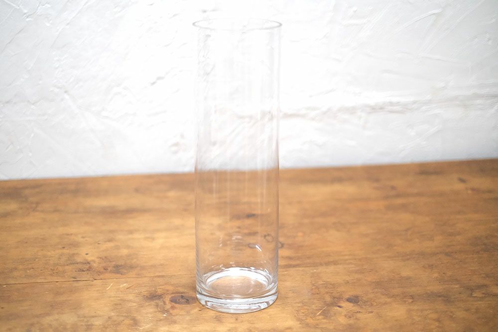 ボブシリンダーフラワーベース40cm 背の高いガラス花瓶 花器の通販MALTO