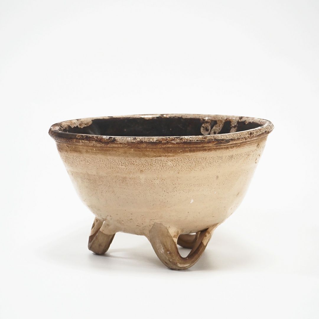 アンティークボウル フランス 陶磁器 手作り 19世紀 オブジェになる佇まいのパタコンベル