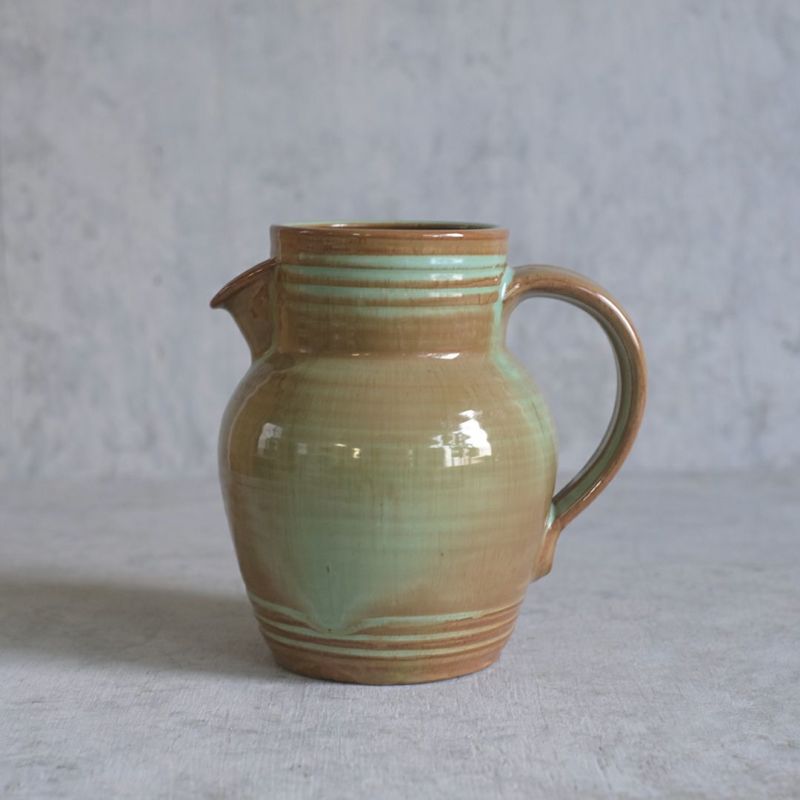 ヴィンテージピッチャー イギリス 色合い綺麗な陶器製ジャグ 水差しの通販 アンティークショップMALTOオンライン