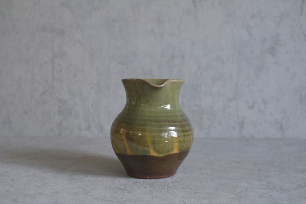 ヴィンテージピッチャー イギリス Wattisfield Ware Art Pottery 陶器