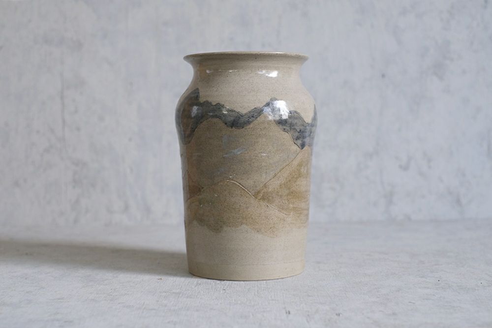 ヴィンテージフラワーベース スコットランド 作家物 アートオブジェ 花瓶2