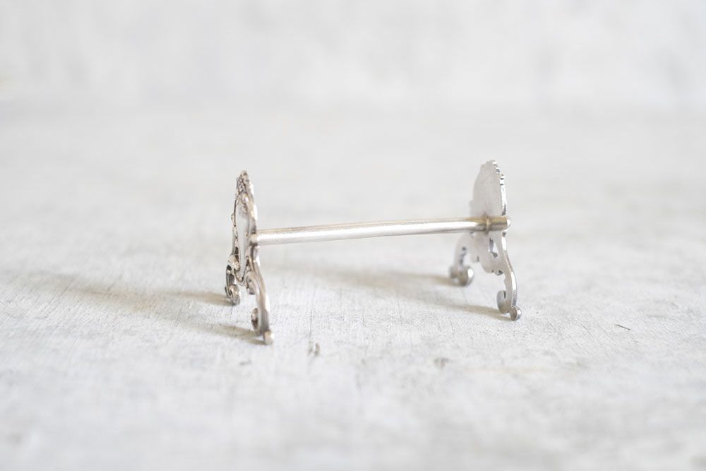 アンティークカトラリーレスト フランス エレガントなシルバープレート2