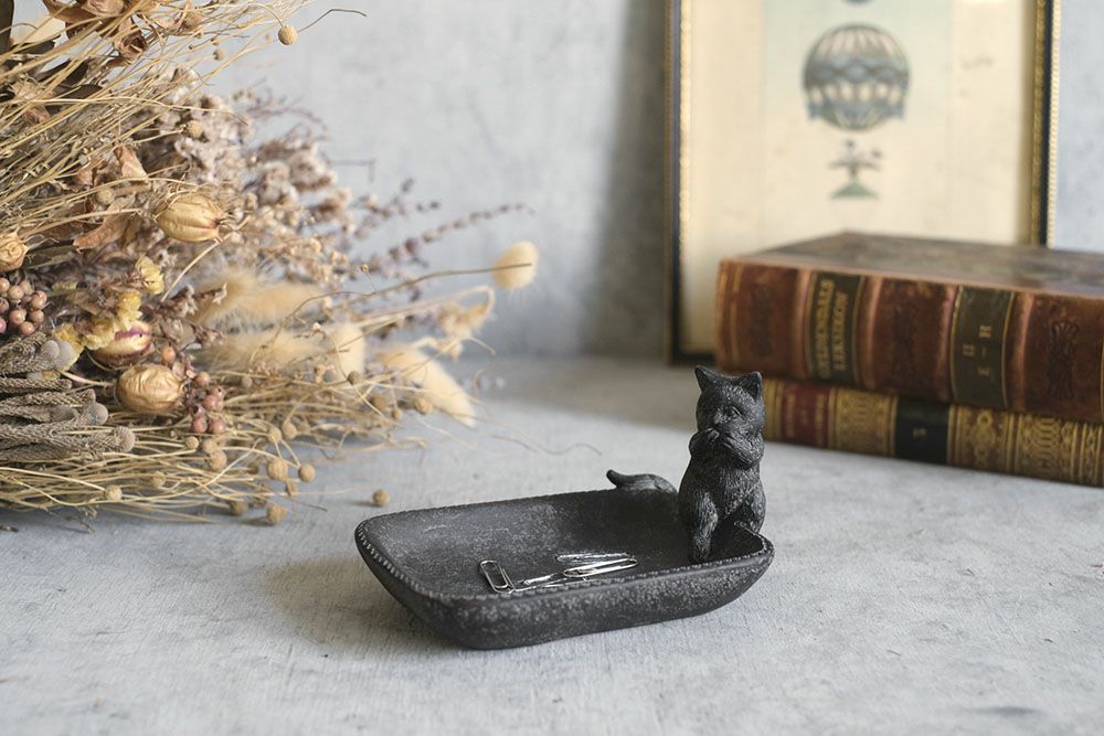 (u)猫のトレイ 動物雑貨01