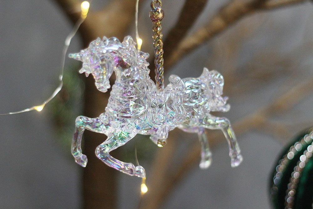 クリスマスオーナメント・カルーセルホース