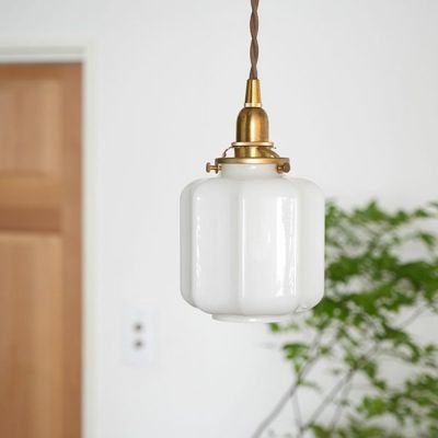 ミルクガラスシェードランプ アーロットL 照明 ペンダントライト(灯具