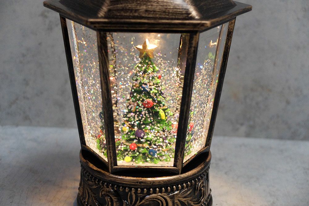 LEDヘキサゴンランタン クリスマスツリー