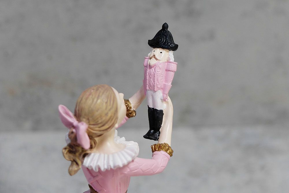 希少】アンティーク 木製 くるみ割り人形 ペア 特大 32cm 置物