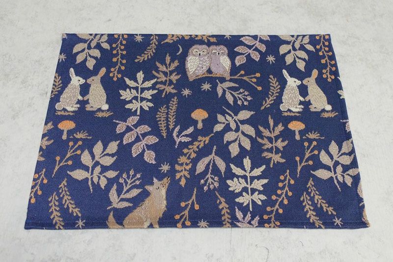 u2)動物柄 ランチョンマット ジャガード織りプレイスマットを販売する