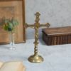 アンティーク 真鍮の十字架/フランス crucifix(クルーシフィクス) 宗教小物