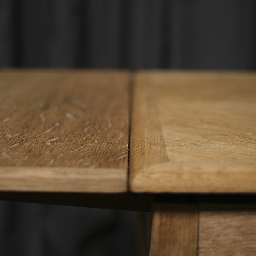 アンティーク ドローリーフテーブル フランス 剥離された拡張テーブル