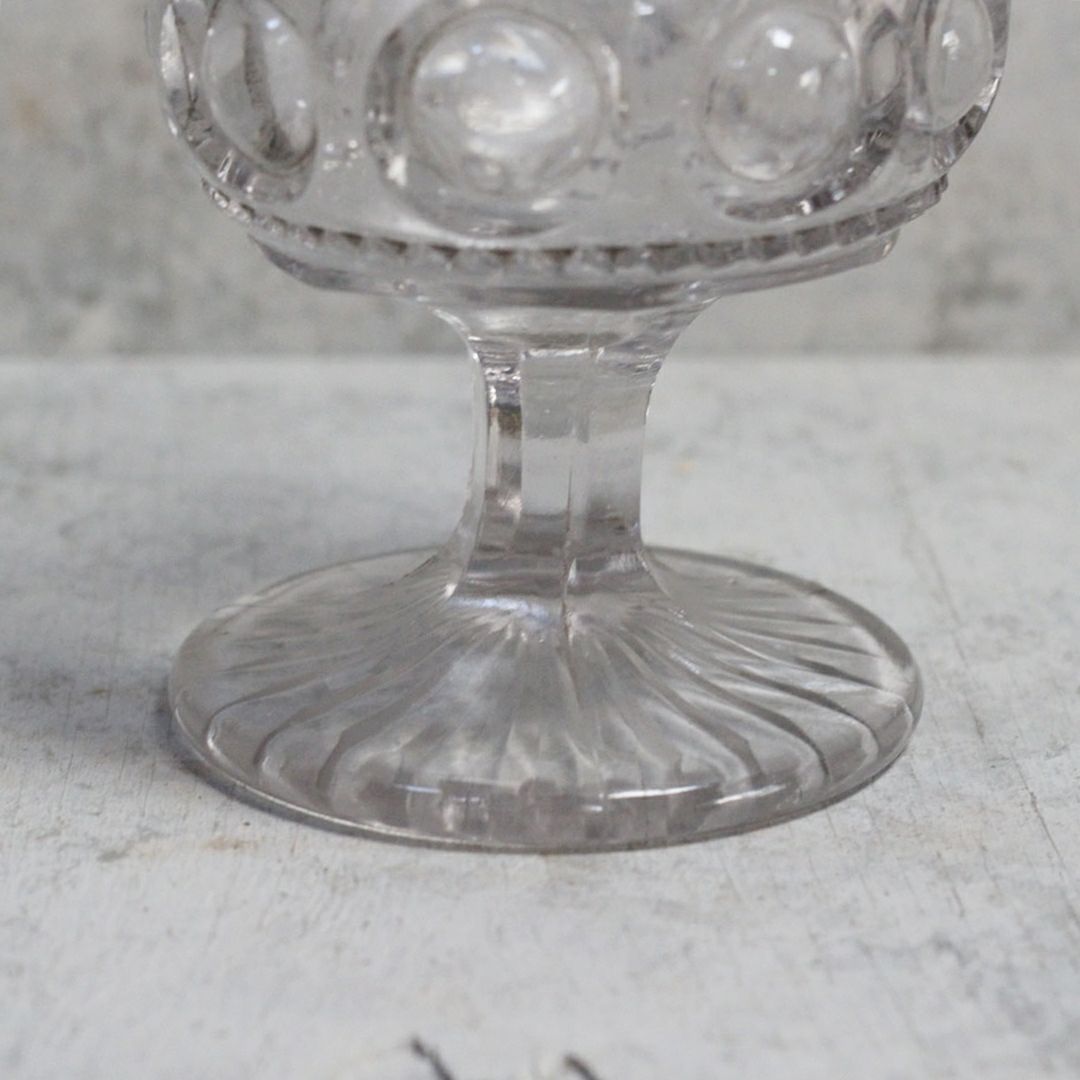 アンティーク セロリベース 花瓶 イギリス ガラスフラワーベース