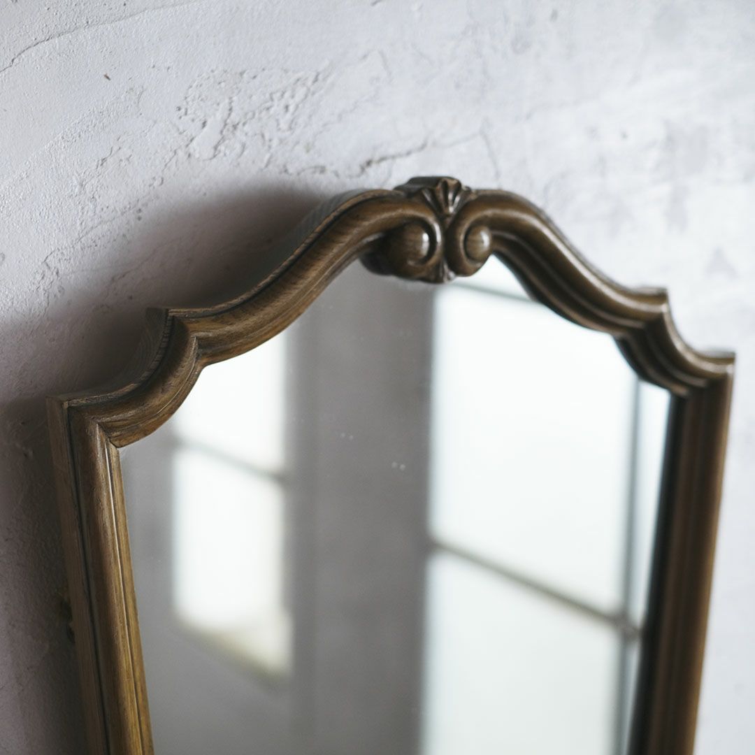 アンティークオークミラー フランス 壁掛け鏡の通販 アンティーク 