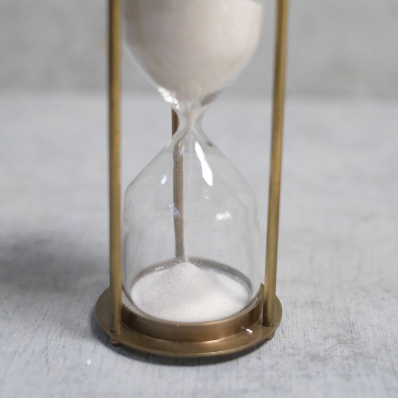 かわいいブラス サンドタイマー 砂時計 おしゃれなインテリア雑貨屋MALTO