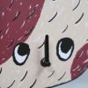 Yamabatosha ねこの壁掛け時計 キャットウォールクロック