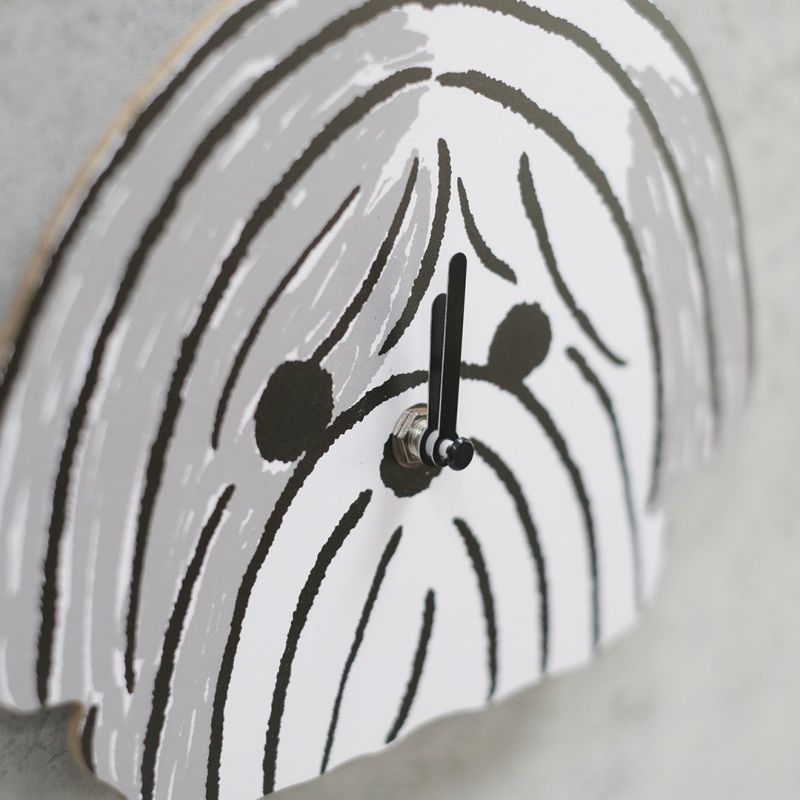 Yamabatosha 犬の壁掛け時計 ドッグウォールクロックの通販インテリア