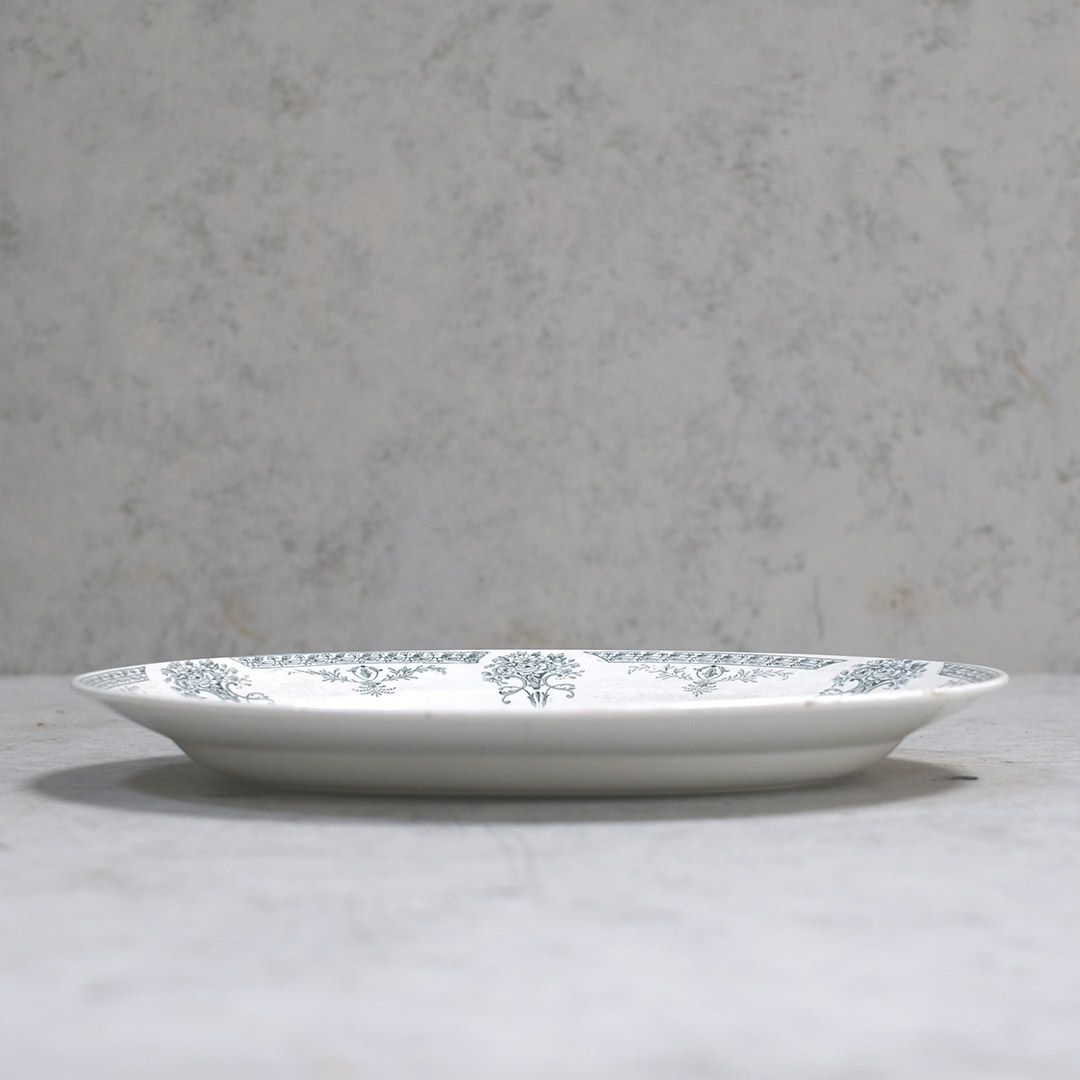 アンティークオーバルプレート リュネヴィル（Lunéville） フランス 楕円皿