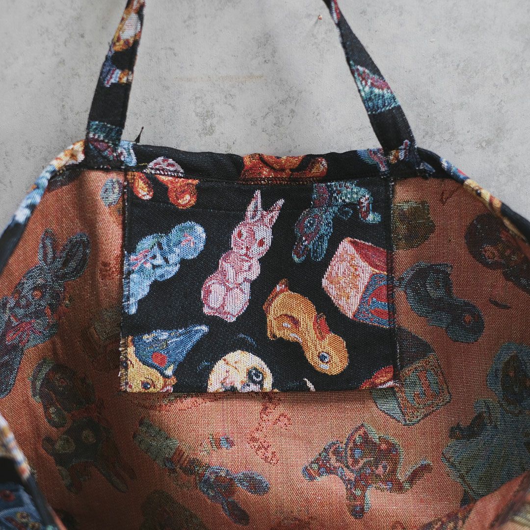 Nathalie Lete(ナタリーレテ)/トートバッグL/ブラック03