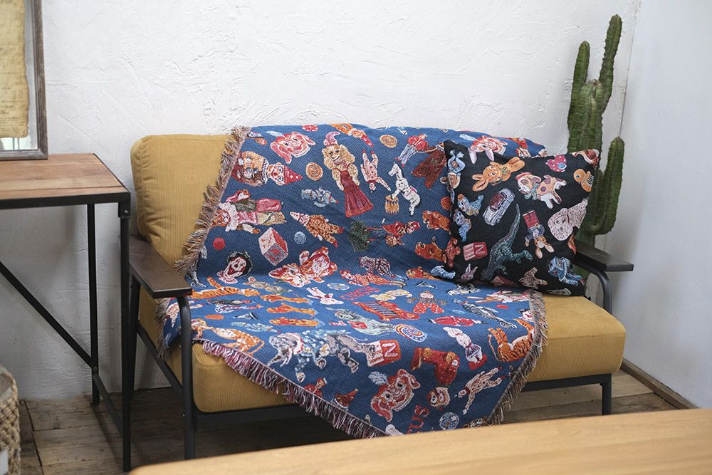 【Nathalie Lete】希少　シングルベットカバー【ナタリーレテ 】 楽天市場】【Nathalie Lete】Tapestry rug | ナタリーレテ