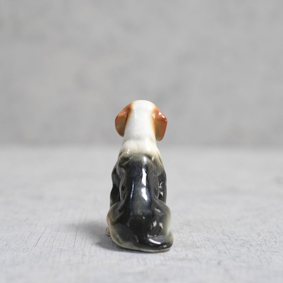 アンティーク 犬のフィギュリン 陶器人形7