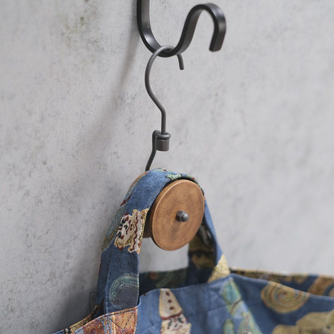 型崩れを防ぐバッグハンガー 滑車ブロックモチーフ の通販