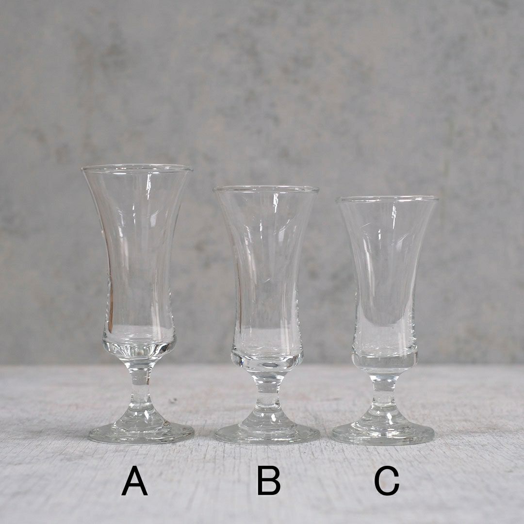 ヴィンテージ アペリティフグラス 伝統的な吹きガラスによって作られたハンドメイドのヴィンテージグラス3