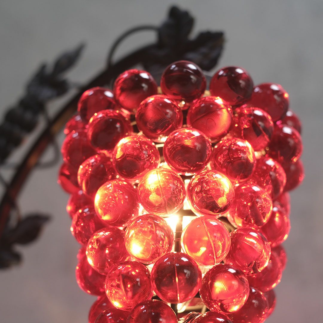 ジュート シェニールマット RED