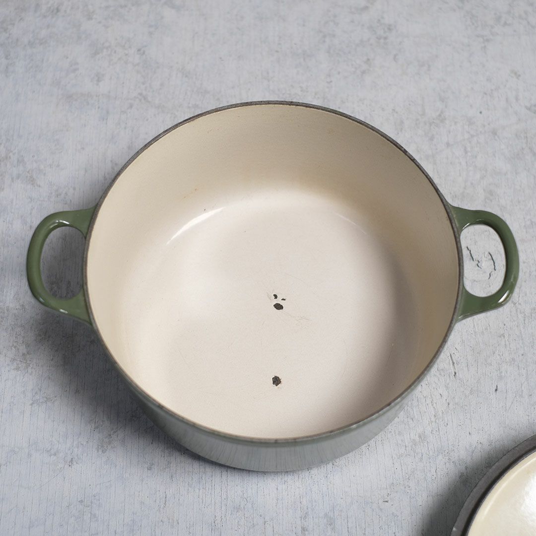 オールド ル・クルーゼ ココットロンド フランス LE CREUSET  両手鍋 サイズ22