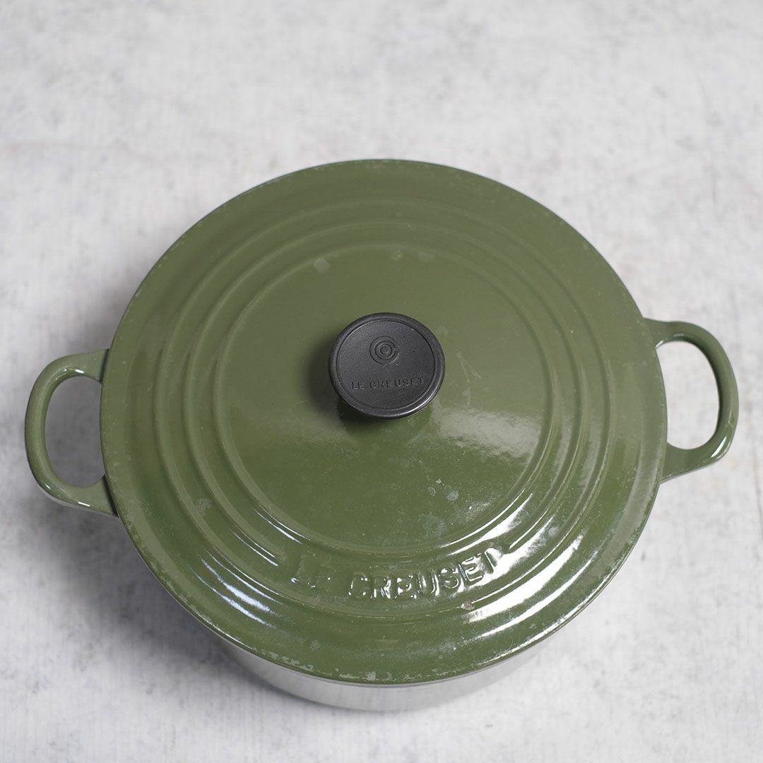 オールド ル・クルーゼ ココットロンド フランス LE CREUSET  両手鍋 サイズ22