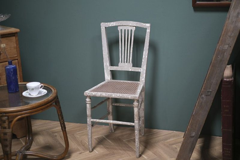 アンティーク ケーンシートチェア フランス シャビーシック 椅子の通販 