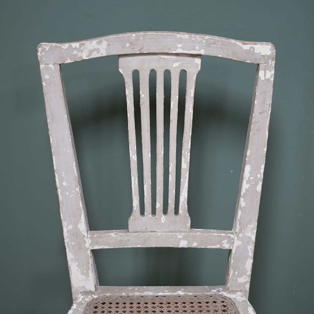 アンティーク ケーンシートチェア フランス シャビーシック 椅子の通販 