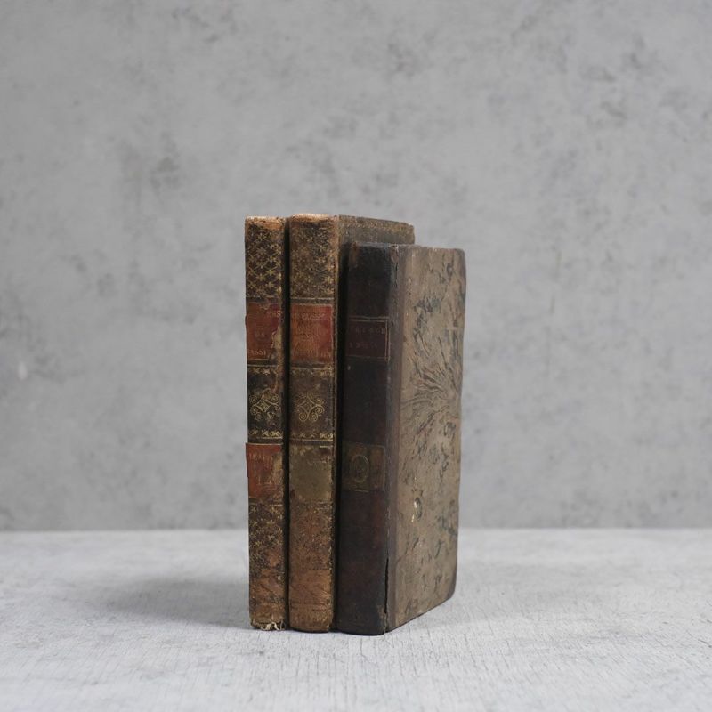 アンティークブック 革張りの古書 フランス イギリスの通販 