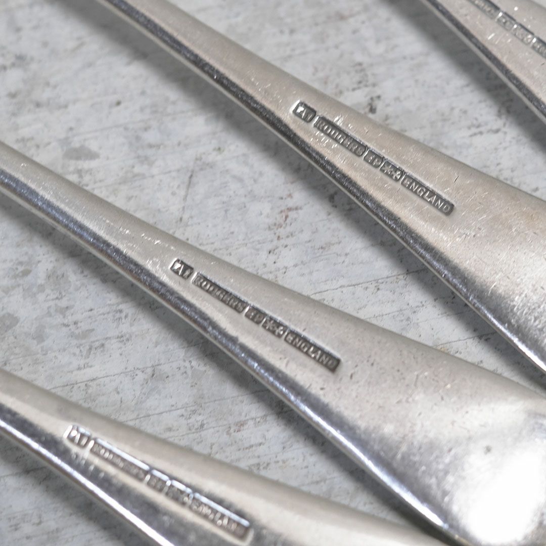 アンティークカトラリーフォーク イギリス シルバープレート5